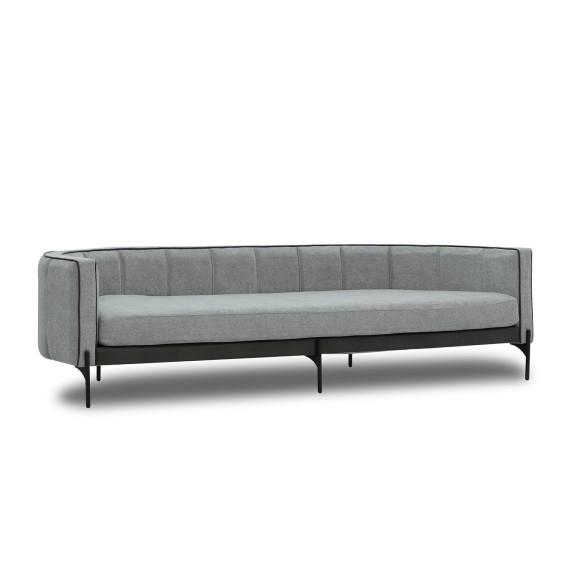 გარნიტური HOBEL MARIA 3+1+1 KAX7005 BLACK / GREY PHANTOM 14/ GREY PHANTOM 19 (3)