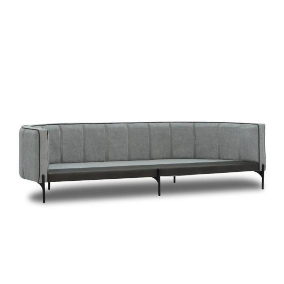 გარნიტური HOBEL MARIA 3+1+1 KAX7005 BLACK / GREY PHANTOM 14/ GREY PHANTOM 19 (3)