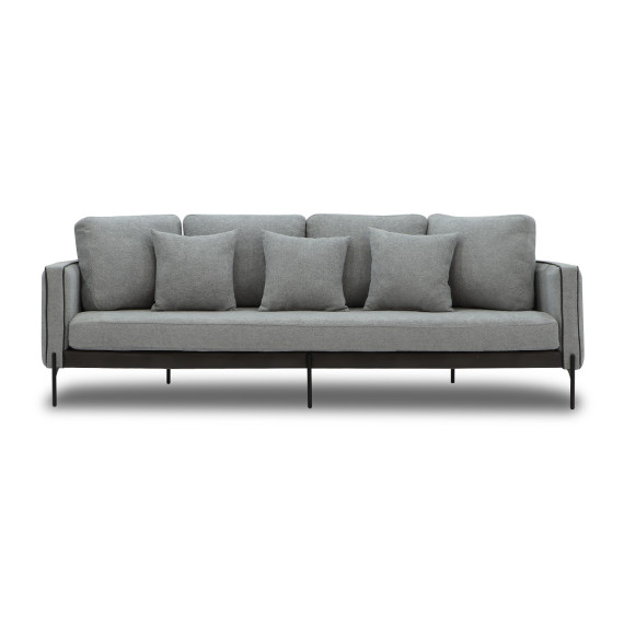 გარნიტური HOBEL MARIA 3+1+1 KAX7005 BLACK / GREY PHANTOM 14/ GREY PHANTOM 19 (3)