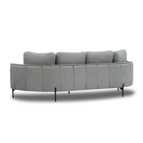 გარნიტური HOBEL MARIA 3+1+1 KAX7005 BLACK / GREY PHANTOM 14/ GREY PHANTOM 19 (3)