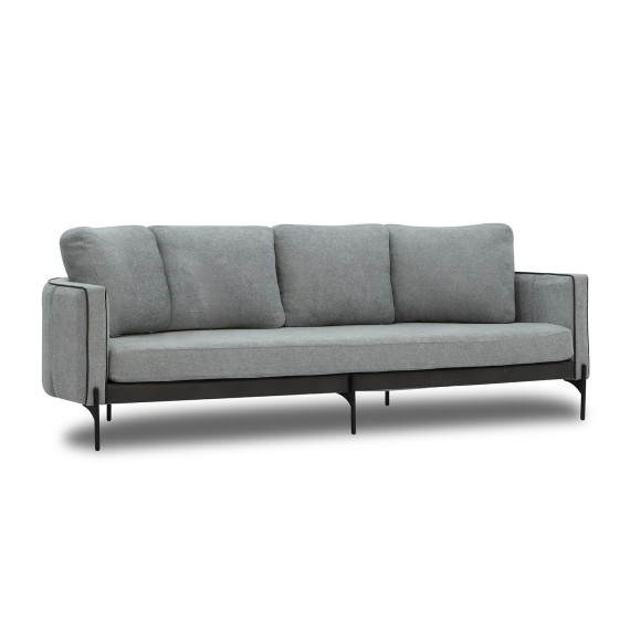გარნიტური HOBEL MARIA 3+1+1 KAX7005 BLACK / GREY PHANTOM 14/ GREY PHANTOM 19 (3)