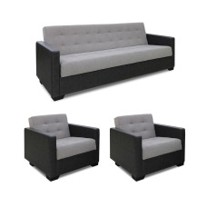 гарнитур HOBEL MARVEL 3+1+1 GRAY 8410/ GRAY SCANDI 18 (4)