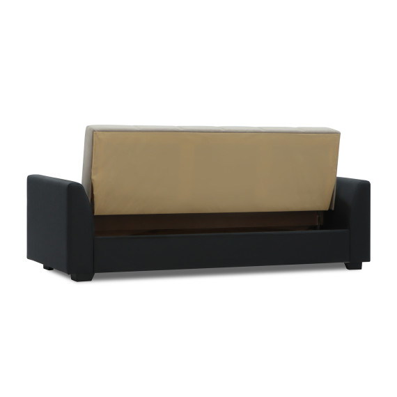 гарнитур HOBEL MODERN LUX 3+1+1 BLACK 4503/CAPPUCCINO LEONARDO 4 (4)