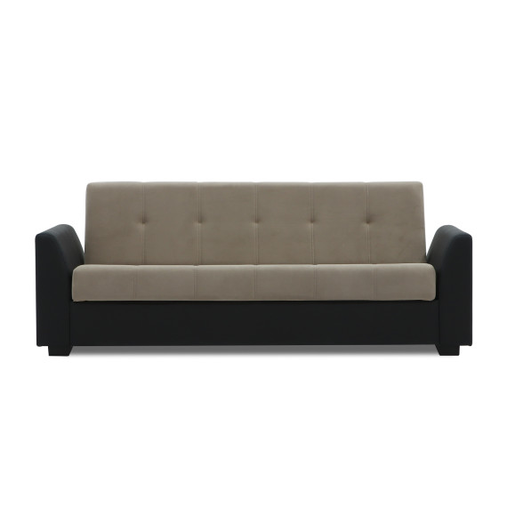 гарнитур HOBEL MODERN LUX 3+1+1 BLACK 4503/CAPPUCCINO LEONARDO 4 (4)