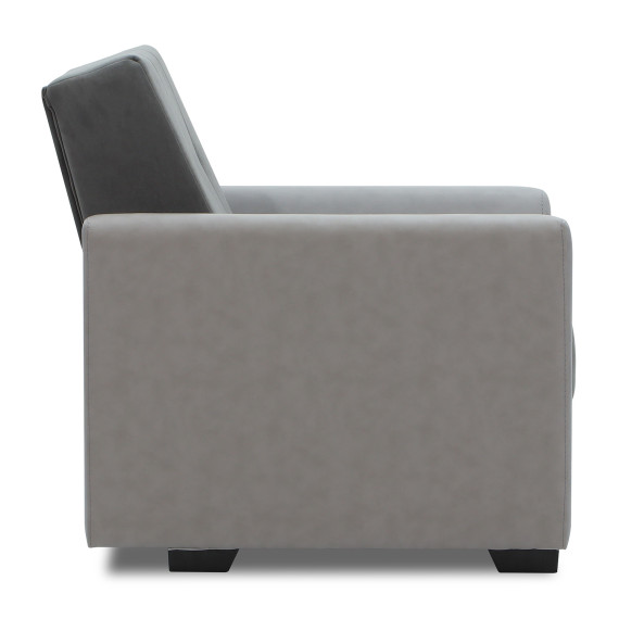 гарнитур HOBEL MODERN LUX 3+1+1 LIGHT GREY 8409/ DARK GREY LEONARDO 15 (4)