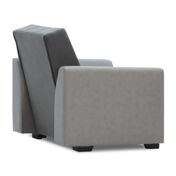 гарнитур HOBEL MODERN LUX 3+1+1 LIGHT GREY 8409/ DARK GREY LEONARDO 15 (4)