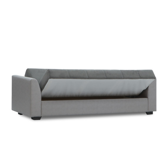 гарнитур HOBEL MODERN LUX 3+1+1 LIGHT GREY 8409/ DARK GREY LEONARDO 15 (4)