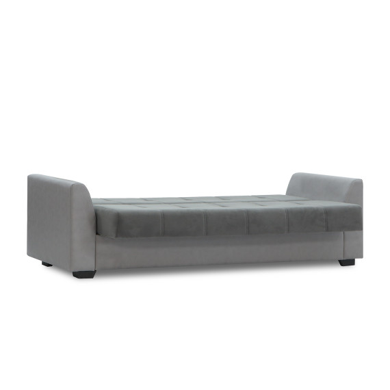 гарнитур HOBEL MODERN LUX 3+1+1 LIGHT GREY 8409/ DARK GREY LEONARDO 15 (4)