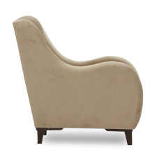 armchair HOBEL OLIVIA 1 CREAM CATALANA 3 / LIGHT BROWN CATALANA 5 (1)