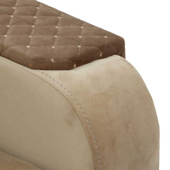 გარნიტური HOBEL OLIVIA 3+1+1 CREAM CATALANA 3 / LIGHT BROWN CATALANA 5(4)
