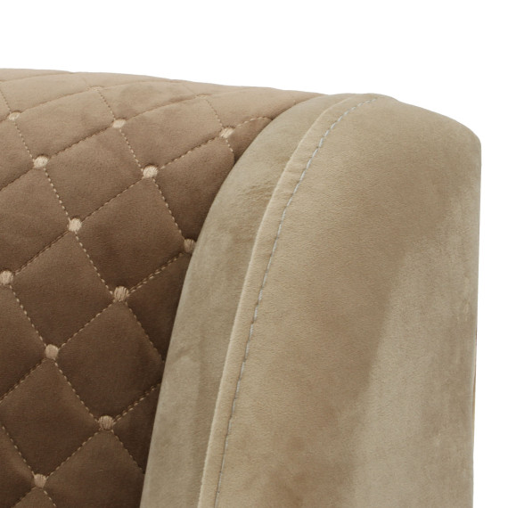 გარნიტური HOBEL OLIVIA 3+1+1 CREAM CATALANA 3 / LIGHT BROWN CATALANA 5(4)