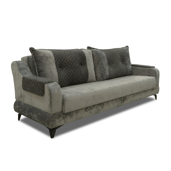 гарнитур HOBEL OLIVIA 3+1+1 GREY MONACO 14/BONCUK 19 (4)