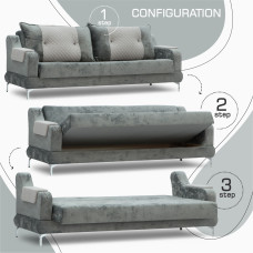 гарнитур HOBEL OLIVIA 3+1+1 F/R GREY MONACO 14/BUKLE 9 (4)