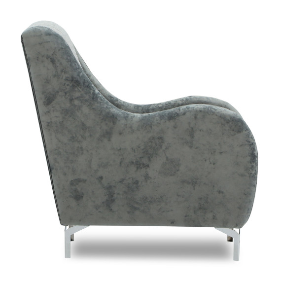 გარნიტური HOBEL OLIVIA 3+1+1 KAX 0419 METAL/GREY MONACO 14/GREY BUKLE 9 (4)
