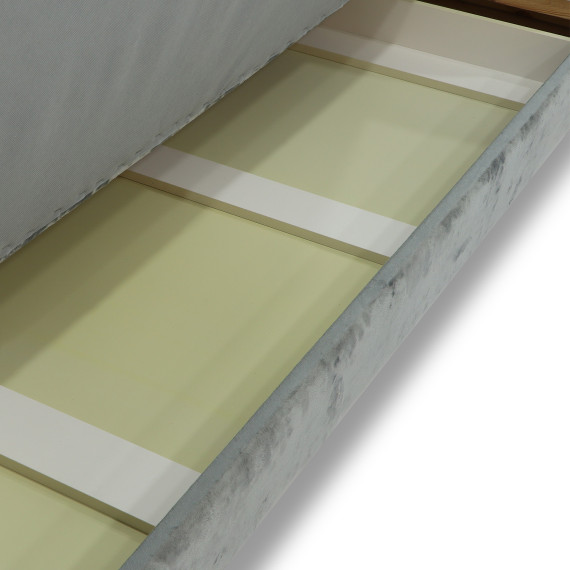 გარნიტური HOBEL OLIVIA 3+1+1 KAX 0419 METAL/GREY MONACO 14/GREY BUKLE 9 (4)