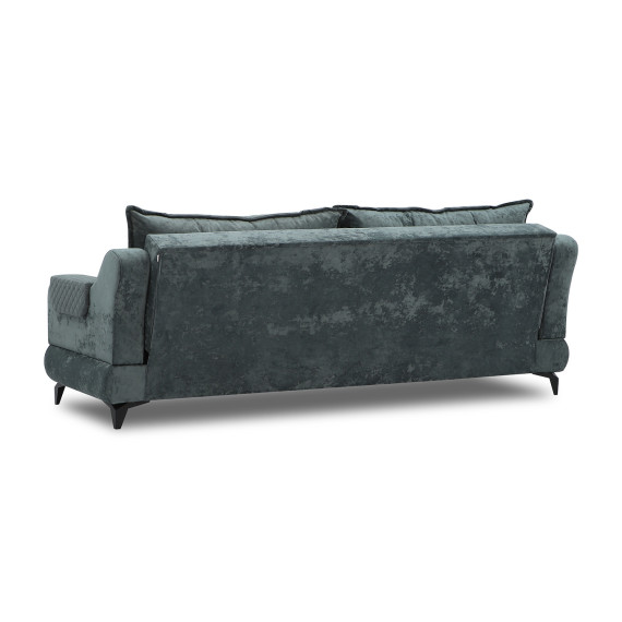 гарнитур HOBEL OLIVIA 3+1+1 L38120AB DARK GREY MONACO 15/GREY BUKLE 11 (4)