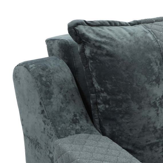 гарнитур HOBEL OLIVIA 3+1+1 L38120AB DARK GREY MONACO 15/GREY BUKLE 11 (4)