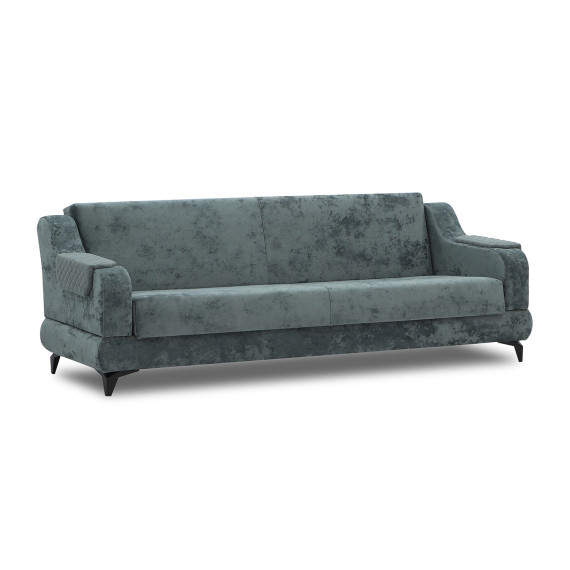 гарнитур HOBEL OLIVIA 3+1+1 L38120AB DARK GREY MONACO 15/GREY BUKLE 11 (4)
