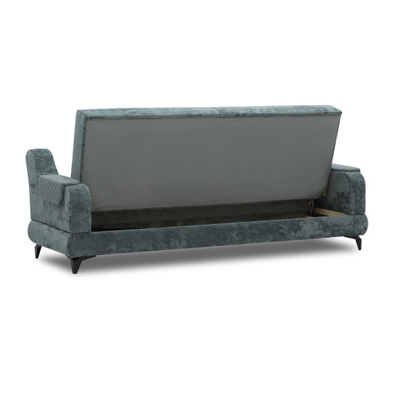 гарнитур HOBEL OLIVIA 3+1+1 L38120AB DARK GREY MONACO 15/GREY BUKLE 11 (4)