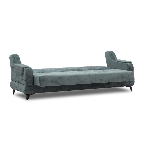 гарнитур HOBEL OLIVIA 3+1+1 L38120AB DARK GREY MONACO 15/GREY BUKLE 11 (4)