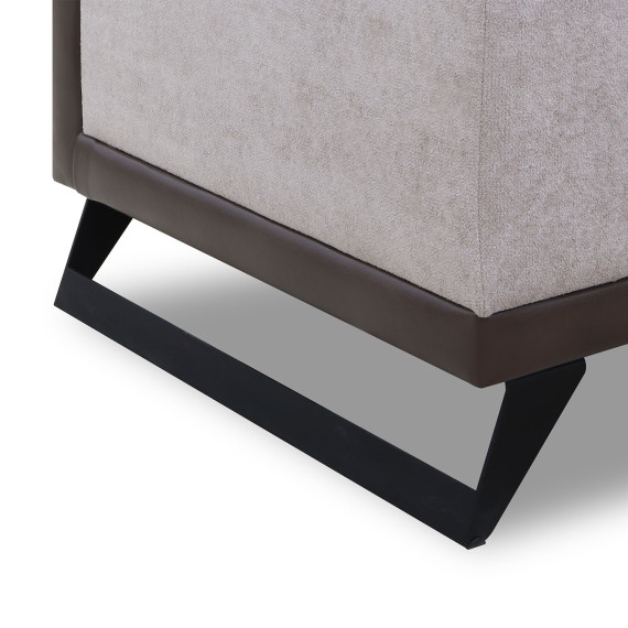 გარნიტური HOBEL RIO LUXE 3+2+1 DARK CAPPUCCINO PHANTOM 13/ CREAM BONCUK 4 (3)