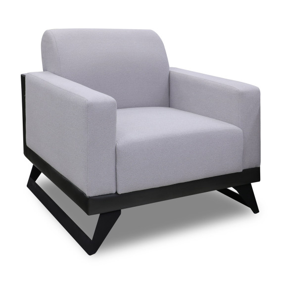 გარნიტური HOBEL RIO LUXE 3+2+1  DARK GREY PHANTOM 14/ LIGHT GREY BUKLE 8 (3)