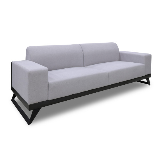 გარნიტური HOBEL RIO LUXE 3+2+1  DARK GREY PHANTOM 14/ LIGHT GREY BUKLE 8 (3)