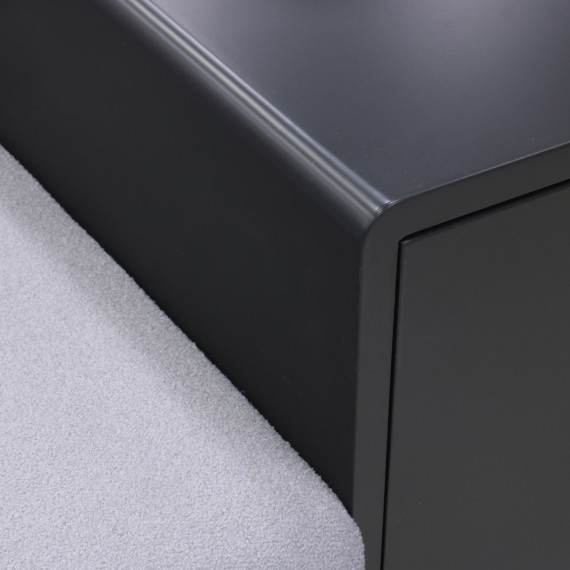 გარნიტური HOBEL RIO LUXE 3+2+1  DARK GREY PHANTOM 14/ LIGHT GREY BUKLE 8 (3)