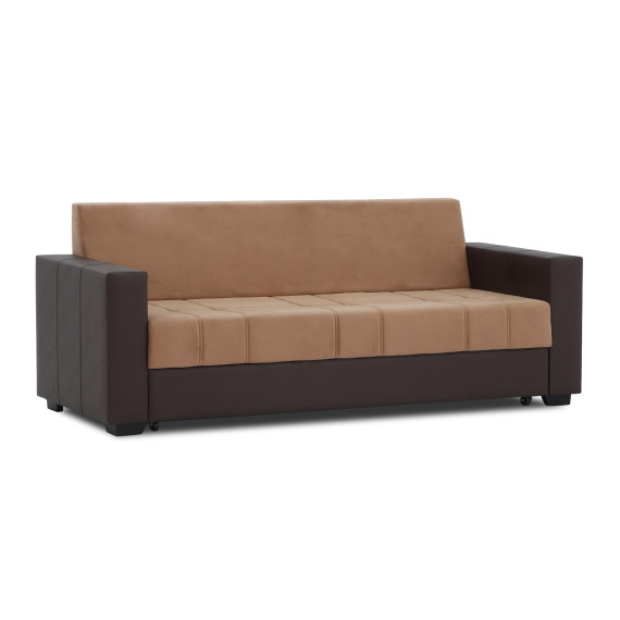 დივანი HOBEL TEO COFFEE V460/ LIGHT BROWN VIVALDI 20 (2)