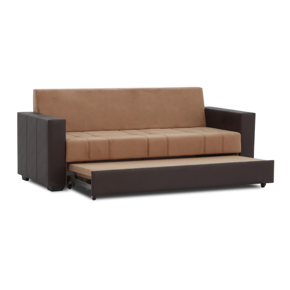 დივანი HOBEL TEO COFFEE V460/ LIGHT BROWN VIVALDI 20 (2)