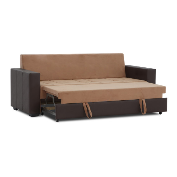 დივანი HOBEL TEO COFFEE V460/ LIGHT BROWN VIVALDI 20 (2)
