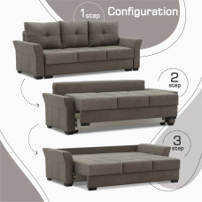 гарнитур HOBEL TEXAS 3+1+1 BROWN SCANDI 6 (6)