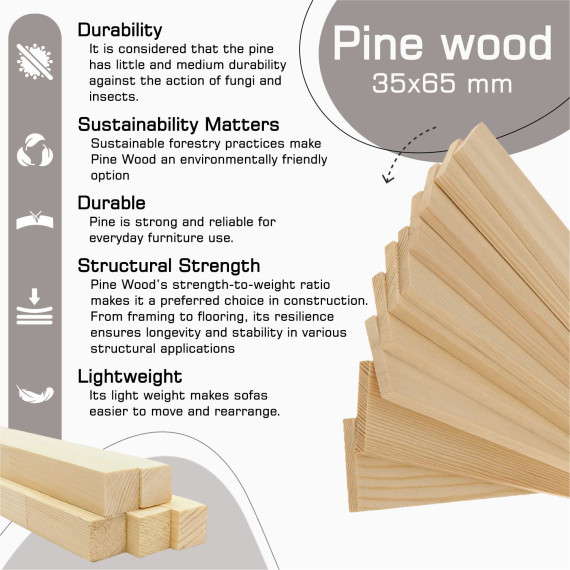 გარნიტური HOBEL TEXAS 3+1+1 BROWN SCANDI 6 (6)