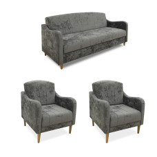 гарнитур HOBEL UTA 3+1+1 GREY MONACO 14 (4)