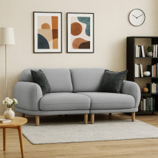 დივანი HOBEL ALYASKA 2 GREY BUKLE 8/ NIAGARA GREY (2)