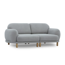 sofa HOBEL ALYASKA 2 GREY BUKLE 8/ NIAGARA GREY (2)
