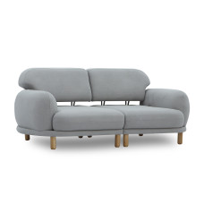 sofa HOBEL ALYASKA 2 GREY BUKLE 8/ NIAGARA GREY (2)