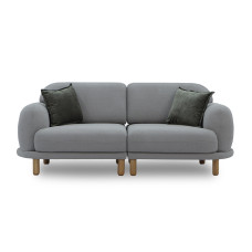 sofa HOBEL ALYASKA 2 GREY BUKLE 8/ NIAGARA GREY (2)