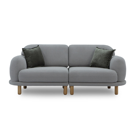 დივანი HOBEL ALYASKA 2 GREY BUKLE 8/ NIAGARA GREY (2)