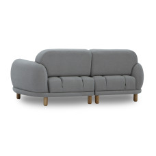 sofa HOBEL ALYASKA 2 GREY BUKLE 8/ NIAGARA GREY (2)