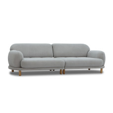 sofa HOBEL ALYASKA 3 GREY BUKLE 8/ NIAGARA GREY (2)