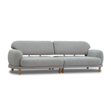 sofa HOBEL ALYASKA 3 GREY BUKLE 8/ NIAGARA GREY (2)