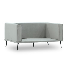 sofa HOBEL ARMANDO 2 STR BLACK 20/ GREY LEONARDO 14 (1)
