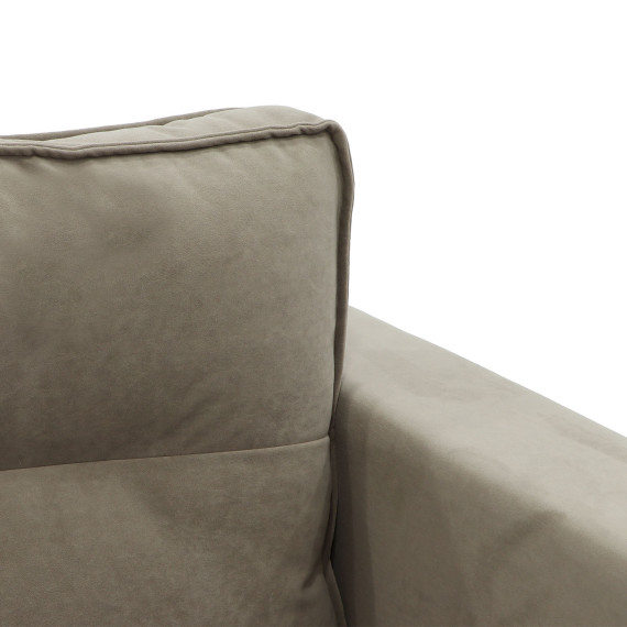 sofa HOBEL ARMANDO 3 STR BLACK 20/ CAPPUCCINO LEONARDO 5 (1)