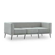 დივანი HOBEL ARMANDO 3 STR BLACK 20/ GREY LEONARDO 14 (1)