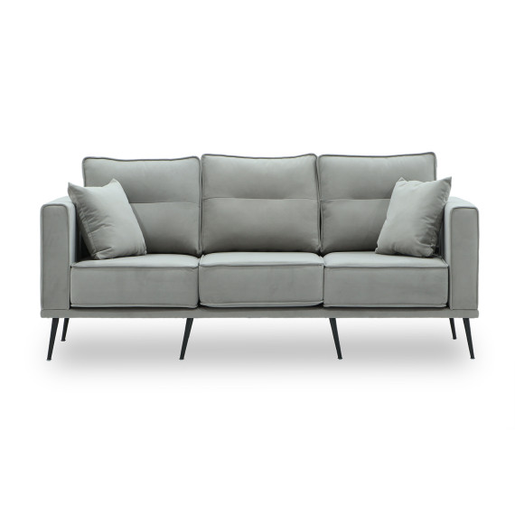 დივანი HOBEL ARMANDO 3 STR BLACK 20/ GREY LEONARDO 14 (1)