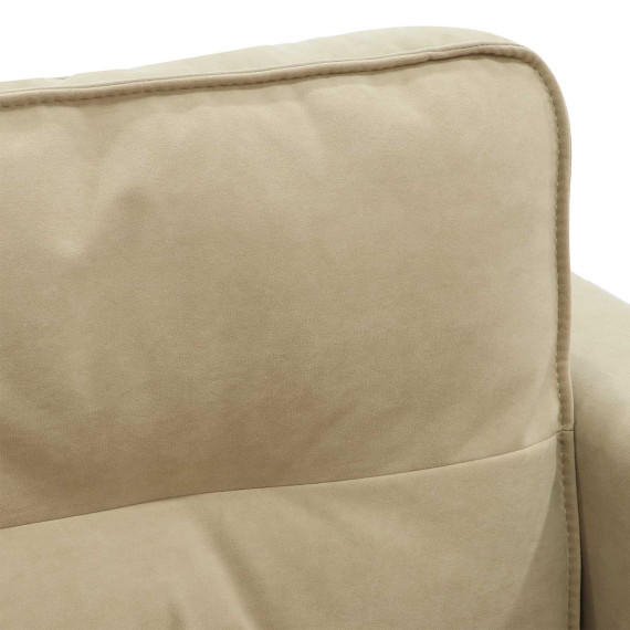 დივანი HOBEL ARMANDO 3 STR CHROM 20SM/CREAM LEONARDO 3 (1)