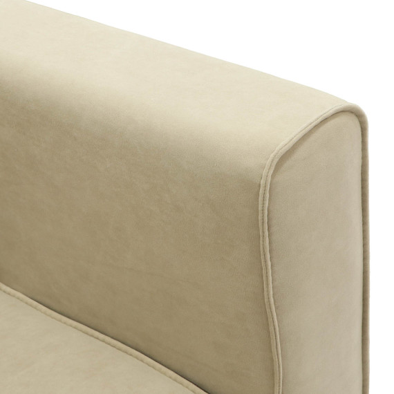 დივანი HOBEL ARMANDO 3 STR CHROM 20SM/CREAM LEONARDO 3 (1)
