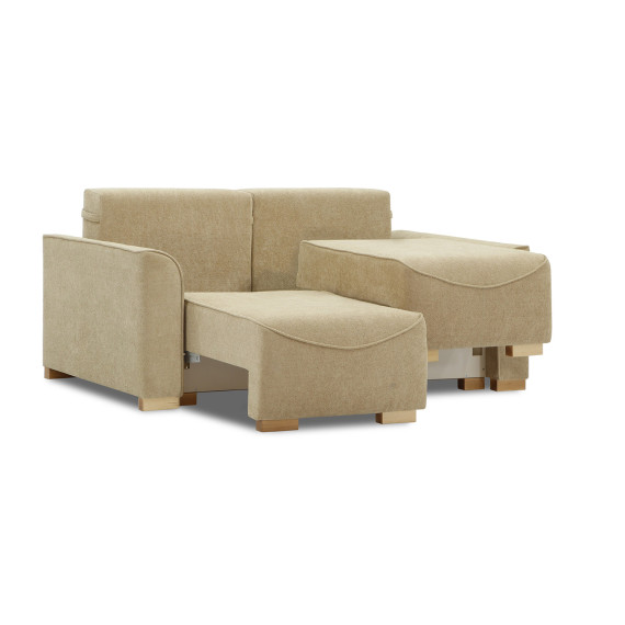 დივანი HOBEL BELONA 2 STR LIGHT BROWN BONCUK 6/CREAM INFINITY 103 (5)