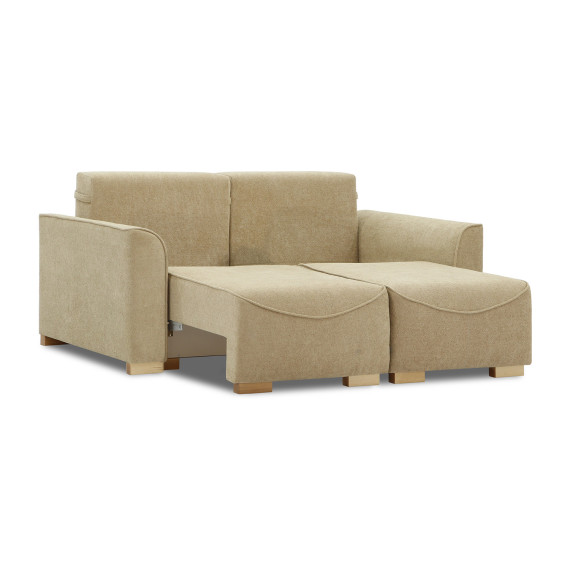 დივანი HOBEL BELONA 2 STR LIGHT BROWN BONCUK 6/CREAM INFINITY 103 (5)